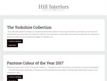 Tablet Screenshot of blog.hill-interiors.com